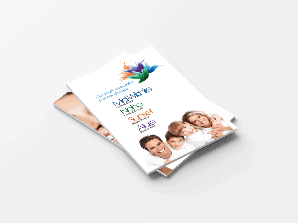 NOHO Dental Group multi-specialty dental brochure cover